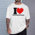 私は歯科矯正が大好きです Tシャツ 彼への贈り物