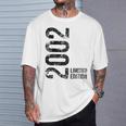 限定 24 歳の誕生日男性版女性 24 歳 2002 ギフト Tシャツ 彼への贈り物