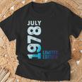 1978年7月 1978年 レトロ 1978 ヴィンテージ 限定版 1978 Tシャツ 高齢者への贈り物