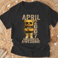 19歳 2007年4月 テディベア 19歳 誕生日 男性 女性 Tシャツ 高齢者への贈り物