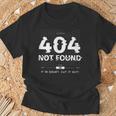 404 Error Not Found Humour Tシャツ 高齢者への贈り物