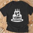 43年のお祝い イベント、記念日、誕生日。 Tシャツ 高齢者への贈り物