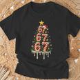 67 Six Seven Dripping Christmas Tree Rugby Brainrot Tank Top T-Shirt Gifts for Old Men