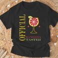 Alcohol Officialangria Taster Drinkangria Tシャツ 高齢者への贈り物