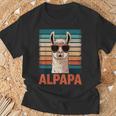Alpapa Alpaca Dad Divertente Llama Regalo Per La Festa Del Maglietta Regalos para ancianos