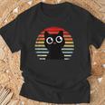 Amantes Lindos Del Gato De Laendimia Camiseta unisex Regalos para ancianos