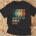 Amped Upince 1956 レトロ 誕生日 ギター 音楽 誕生年 Tシャツ 高齢者への贈り物