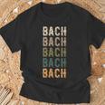 Bach パーソナライズ 同窓会 おそろい ファミリーネーム Tシャツ 高齢者への贈り物
