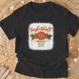 Basketball Mom Bleached Leopard 母の日 バスケットボール ママ Tシャツ 高齢者への贈り物