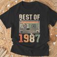 Best Of 1987 オールド・カセット 39歳の誕生日 レトロ Tシャツ 高齢者への贈り物