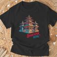 Bhaktapur Durbar スクエア 寺院 ネパール建築 Tシャツ 高齢者への贈り物