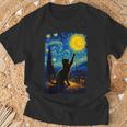 Cat Dad Gifts, Black Cat Shirts