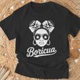 Boricua プエルトリコ ヒスパニック遺産 Tシャツ 高齢者への贈り物
