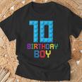 Building Bricks 10歳の誕生日 男の子 10年 マスタービルダー Tシャツ 高齢者への贈り物