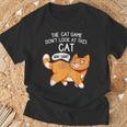 The Cat Game Don't Look At This Cat You Lost Kitten Tシャツ 高齢者への贈り物