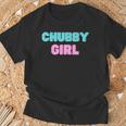 Chubby Girl 長袖tシャツ Tシャツ 高齢者への贈り物