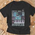 Coffee And Modular アナログシンセサイザー 波形シンセ Tシャツ 高齢者への贈り物