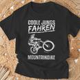 Coole Jungs Fahren Mountainbike Mtb Fahrrad Kinder Jungen T-Shirt Geschenke für alte Männer