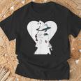 Corazón De Una Bruja Blanca Camiseta unisex Regalos para ancianos