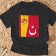 España Turquía Bandera Española Raíces Turcas Camiseta unisex Regalos para ancianos