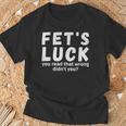 Fet's Luck Tシャツ 高齢者への贈り物