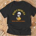 Bad Choices Make Greattories スケルトンカクテルパーティー Tシャツ 高齢者への贈り物