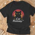 Cat Lady Mommy Cat Lovers Retro La Mejor Mamá De Gatos De La Historia Camiseta unisex Regalos para ancianos