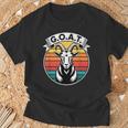 GOAT Retro Ziegenbock Grafik T-Shirt Geschenke für alte Männer