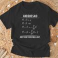 Godaid Maxwell Equations And Then There Was Light Tシャツ 高齢者への贈り物