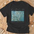 Gogh With The Flow アーモンドブロッサム ヴァン・ゴッホの絵画 Tシャツ 高齢者への贈り物