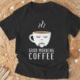 Good Morning Coffee-疲れた人のためのカフェイン Tシャツ 高齢者への贈り物