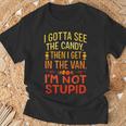 I Gottaee The Candy First I'm Not Bid Creepy Humor Tシャツ 高齢者への贈り物