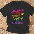 Grundschule Abschluss 2026 Tschüss Abflug In Die 5 Klasse T-Shirt Geschenke für alte Männer