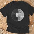 Half Mooninyl Record – Music Lover Lunar Graphic Tシャツ 高齢者への贈り物