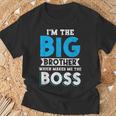 I'm The Big Brother Makes Me The Boss Pregnancy Tシャツ 高齢者への贈り物