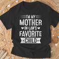 I'm My Mother In Law's Favorite Child Parent Men Women T-Shirt Gifts for Old Men