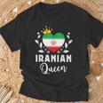 Iranian Queen Iran Flag Proud Iranian Woman T-Shirt Gifts for Old Men