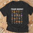 Italian Brainrot 面白いイタリアンブレインロットミームキャラクタ 長袖tシャツ Tシャツ 高齢者への贈り物