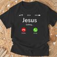 Jesus Is Calling 面白いイエスキリストギフト Tシャツ 高齢者への贈り物