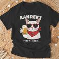 Kanreki 還暦 60歳 記念 猫 サングラス ビール 大人のユーモア Tシャツ 高齢者への贈り物