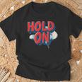 Keep Calm And Hold On コスチューム Tシャツ 高齢者への贈り物