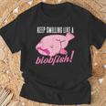 Keepmiling Like A Blobfish デザイン ブログフィッシュファン向け Tシャツ 高齢者への贈り物
