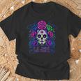 La Jefa Calavera De Azúcar Arte Femenino Mexicano Camiseta unisex Regalos para ancianos