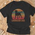Labrador Papà Labbi Retriever Cane Razza Proprietario Maglietta Regalos para ancianos