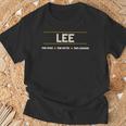 Lee The Man The Myth The Legend Tシャツ 高齢者への贈り物