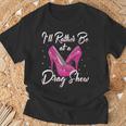 Lgbtq I'd Rather Be At A Draghow ドラァグクイーン 長袖tシャツ Tシャツ 高齢者への贈り物