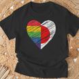 Lgbtq Japan ゲイプライド ハート ゲイとレズビアンの愛 Lgbt Tシャツ 高齢者への贈り物