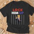 Lock Him Up Anti Trump Political Tシャツ 高齢者への贈り物