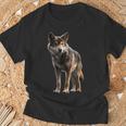 Loup Motif J'aime Les Loups Meute De Loups Loupauvage T-Shirt Cadeaux pour les vieillards