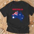 I Love Australia Enjoy Wear Australia Flag Graphic Cool Tシャツ 高齢者への贈り物